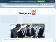 Tablet Screenshot of cm-braganca.pt